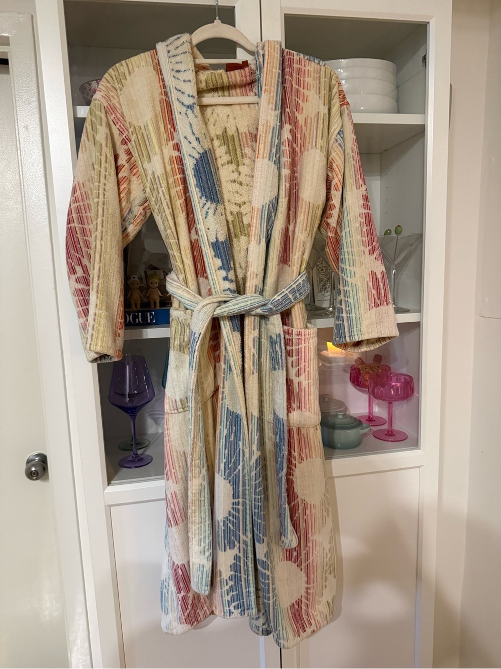 Missoni Home Multicolor Woven Robe with Belt